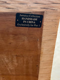 Pier 1 Wicker Dresser with Protective Glass