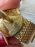 3-Piece Swank Vintage Red Dragon Eye Gold Tone Cufflinks & Tie Pin