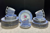 37-Piece Spode England Maritime Rose Bone China Set