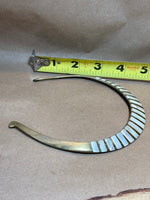 Brass Choker with Mother of Pearl Inlay