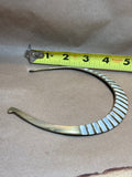 Brass Choker with Mother of Pearl Inlay