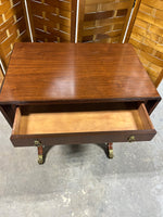 Petite Drop Side Library Table with Drawer