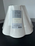 Sealed White Scallop Pleated Lamp Shade