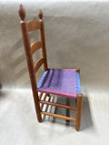 Ladder-Back Shaker Style Wooden Doll Chair