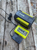Ryobi 40V Brushless Self Propelled Battery Powered Mower (No Mulch Bag)