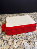 Le Creuset Red Baking Dish - TWO AVAILABLE PRICED INDIVIDUALLY $15 EA