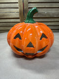 Ceramic Pumpkin Candle Holder // 2 Available // PRICED INDIVIDUALLY