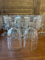 Water Goblet Glasses, 10 pc