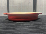Le Creuset Enameled Stoneware Oval Au Gratin Dish, Red