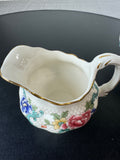 (B) Royal Doulton England The Majesty Collection Floradora Creamer & Sugar Bowl