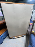 Pressed Wood Cube Shelf, Cardboard Backing***HEAVY ITEM***READ DETAILS ON PICK UP POLICY***