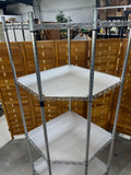 Frontgate Industrial Corner Shelf on Casters