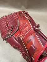 Red Rawlings Baseball Glove — Vintage