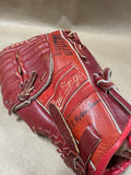 Red Rawlings Baseball Glove — Vintage