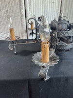Spanish Gothic Style Wrought Iron Chandelier