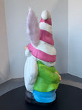 Happy Easter Large Plaster Gnome