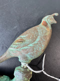 Solid Brass Quail Spigot with Patina
