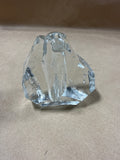 Kosta Boda Style Block Clear Glass Vase