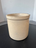 Cream Vintage Stoneware Crock