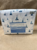 Coastal Life Queen Sized Sheet Set - Appears Unused