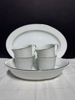 6-Piece Crown Lancaster Japan Victorian Rose China Set