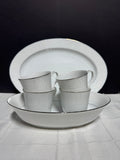 6-Piece Crown Lancaster Japan Victorian Rose China Set