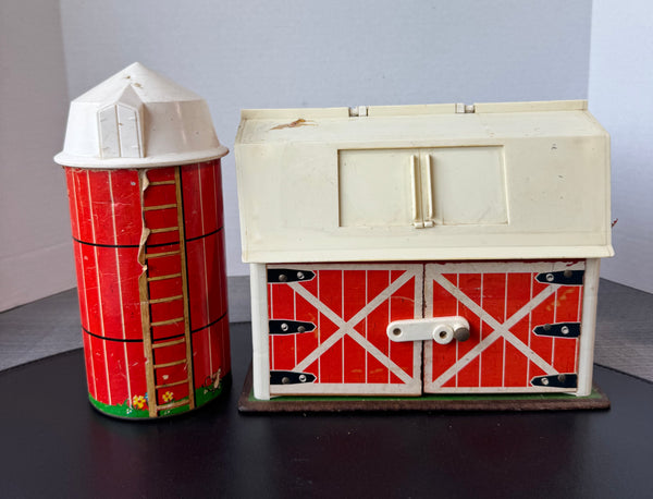 Fisher Price Play Family Barn with Silo & Some Accessories