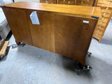 Liberty Furniture Industries Inc. 2 PC Oak Hutch***HEAVY ITEM***READ DETAILS ON PICK UP POLICY***