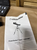 Celestron Powerseeker 114AZ Telescope With Accessories UNTESTED