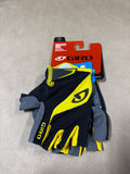 Yellow Giro Bravo Gel Road Gloves — Appears Unused