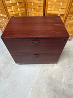 OSP Furniture Two Drawer File Cabinet, particle board ***HEAVY ITEM***