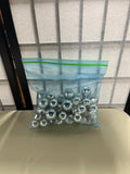 Silver Tone Plastic Ornament Lot, 45+ pieces