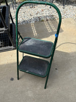 Green Folding Step Ladder
