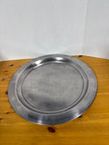 Pottery Barn Round Silver Serving Tray