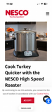 Nesco ITR-01 Digital Upright Turkey Roaster in Box