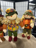 Scarecrow/Fall Decor Lot A, Set of 4 Porch Greeters, 26"H.