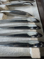 12-Piece Samurai Knives & Meat Carving Set in Case