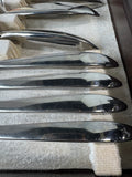 12-Piece Samurai Knives & Meat Carving Set in Case