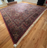 Large Handwoven Rug, ~11 1/2 ft x 13 ft.***HEAVY ITEM***