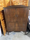 Unagusta Manufacturing Company Antique Petite Armoire/Dresser on Casters ***HEAVY ITEM***READ DETAILS ON PICK UP POLICY***