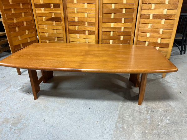 Mobler Danish Mid Century Teak Veneer Coffee Table