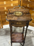 Antique Wooden Smoking/Tobacco Stand