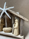 Driftwood Nativity Scene Ornament