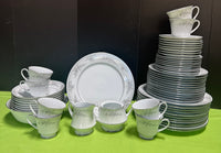 59-Piece Legendary by Noritake Sri Lanka 3482 Sweet Leilani China Set