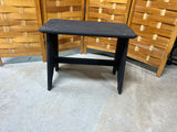 Black Painted Petite Bench/Seat