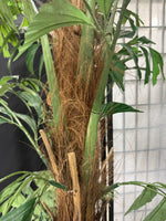 8.5FT Artificial Fish Tail Palm Tree in Basket Planter
