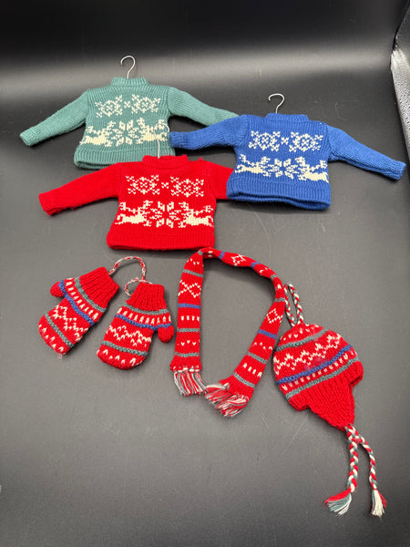 Lot Of Ugly Christmas Sweater Ornaments