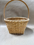 Small Woven Basket - Signed By Ezra Carson