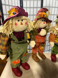 Scarecrow/Fall Decor Lot A, Set of 4 Porch Greeters, 26"H.