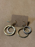 Double Circle Earrings